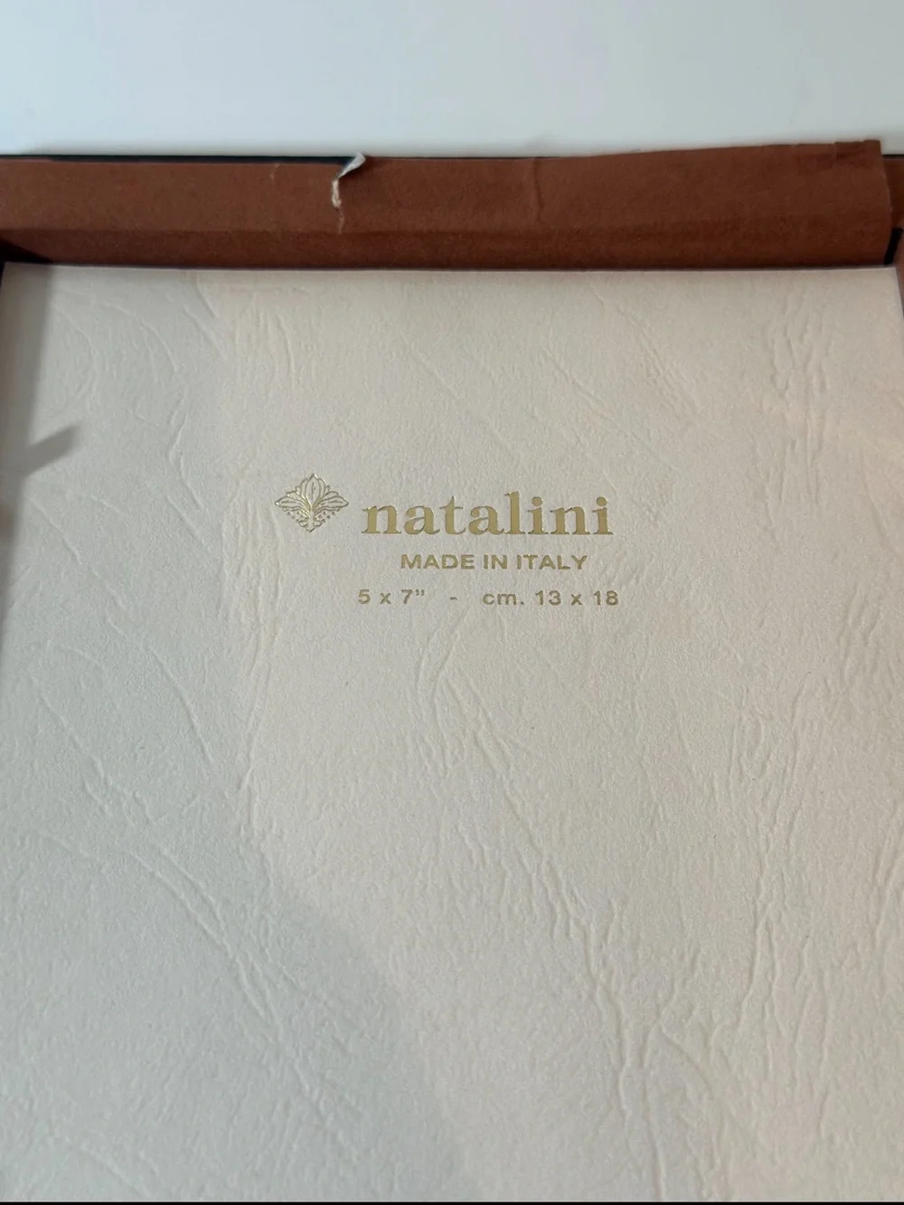 Natalini Made in Italy 5x7 Picture Frame Green Mother of Pearl Mosaic Tabletop